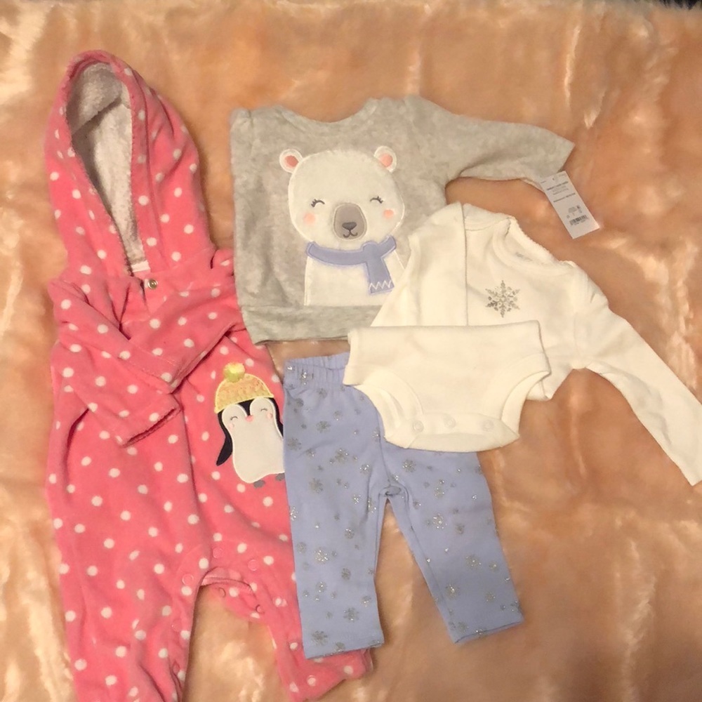 Fleece newborn sets